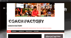 Desktop Screenshot of coach-factory.biz